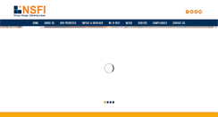 Desktop Screenshot of nsfindia.org